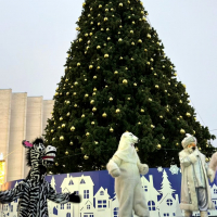 Артисты Театра Актера и Куклы «Крошка» поздравляли жителей и гостей города Саранск с наступающим Новым годом!